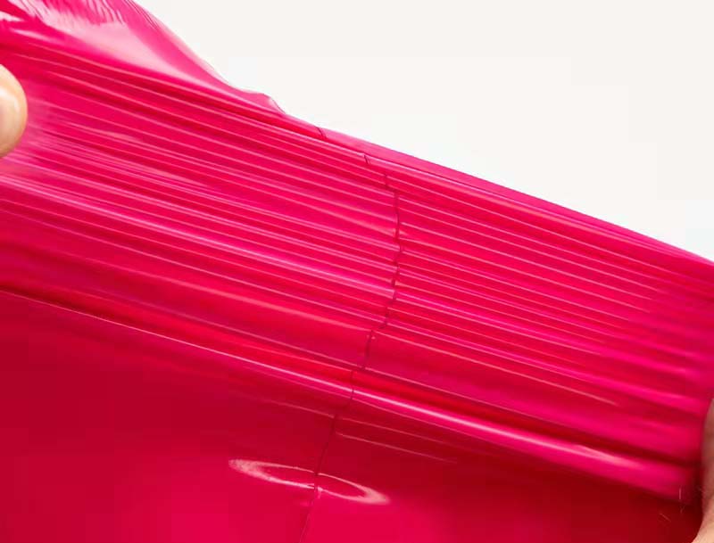 启东玫红色快递袋-05